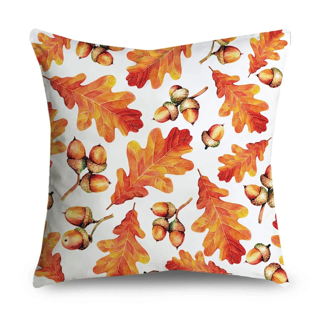 Autumn Leaves Print Pattern Pillowcase Car Ornaments Living Room Office Home Pillowcase