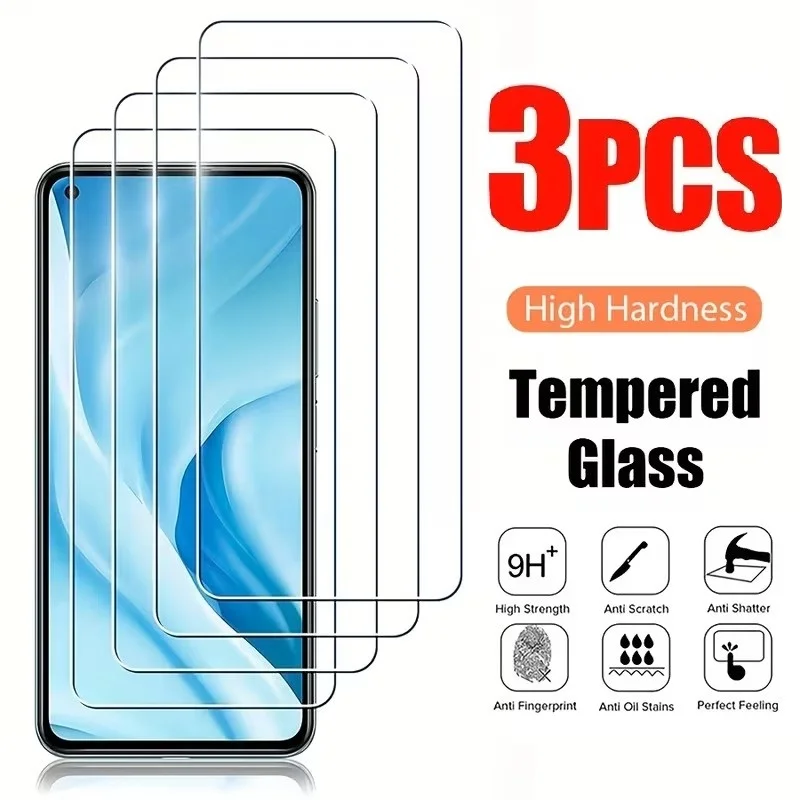 3PCS Tempered Glass…
