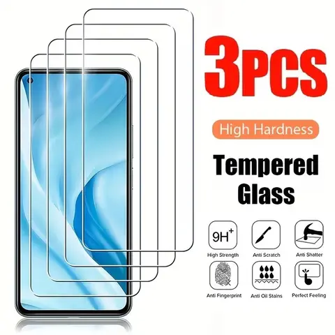 3PCS Gehärtetes Glas Für Xiaomi Redmi Hinweis 7 8 11E 11 12 Pro 10T 5G 9S 9T 8T 11S 12S 13 Pro 5G Hinweis 9 10 Pro Max Screen Protector