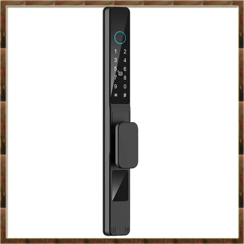 

A48T Tuya Wifi App Waterproof Smart Aluminum Door Lock Double Hook Mortise Fingerprint Password Sliding Door Lock