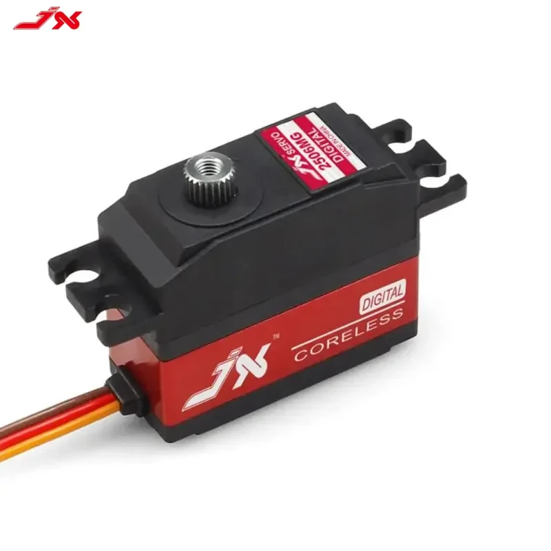 JX Servo PDI-2506MG 6.6KG Metal Gear Digitale Coreless Servo Voor RC Auto RC 450 500 Helikopter Vliegtuig met vaste vleugels