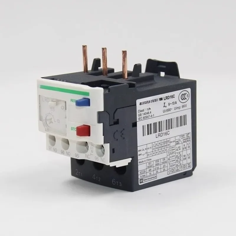 Thermal Overload Relay LRD Series 0.1-38A Manual Automatic Reset Relay