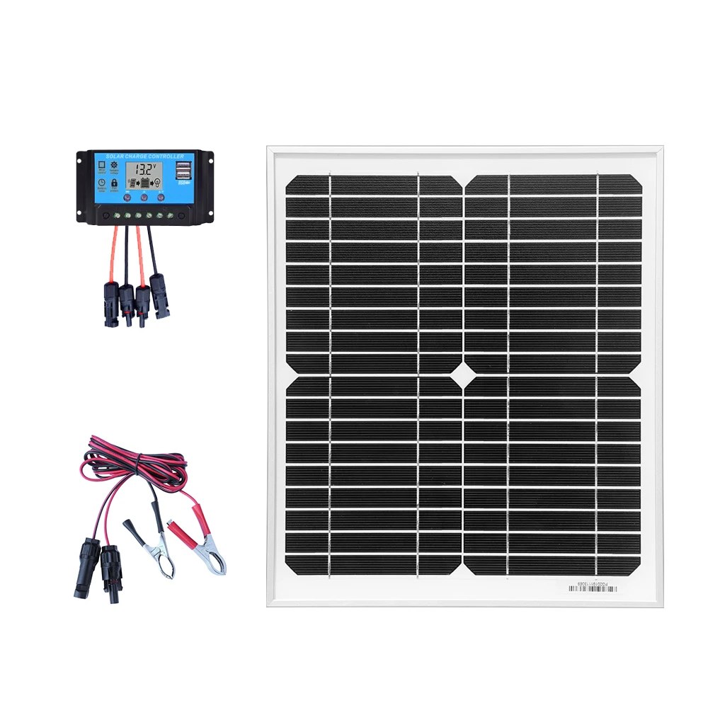 XINPUGUANG 10W 20W 50W Mono napelemes Ablaktábla 18V  high-efficiency monocrystalline Teljes Szótár Modul áram töltő számára Lakóautó Tengerészgyalogos Tető Földbérlet