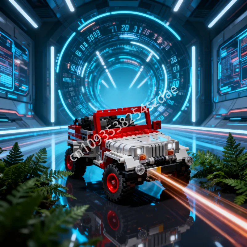 

1127pcs MOC Jurassic Park Jeepped Technical Model Building Christmas Gifts Blocks Toys Assemble Education Brick Kids Birthday