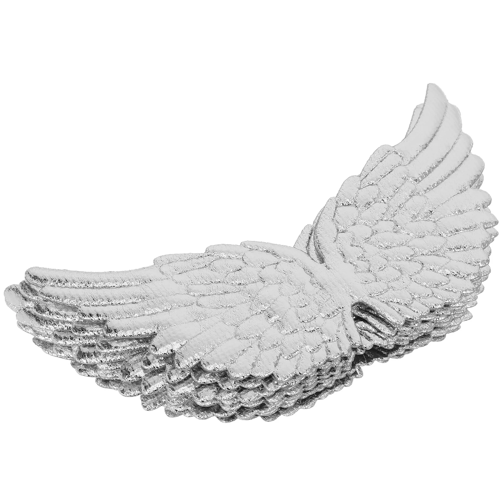

12Pcs Small Angel Wings for Decor DIY Iron on Patches Creative Wing Craft Charms Applique Embellishments for Jackets Jeans