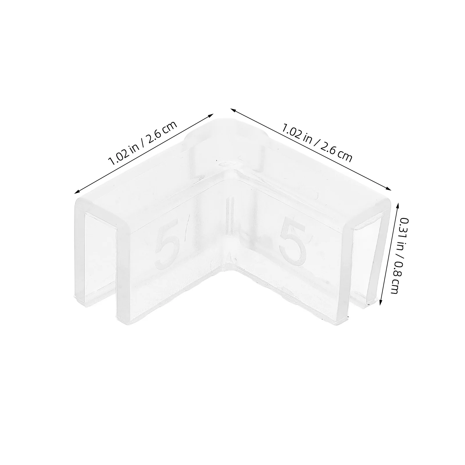 

10pcs Aquarium Guards Fish Tank Edge Protectors Transparent L-Shaped Abs Guards For Aquarium Furniture Protection Clear Table