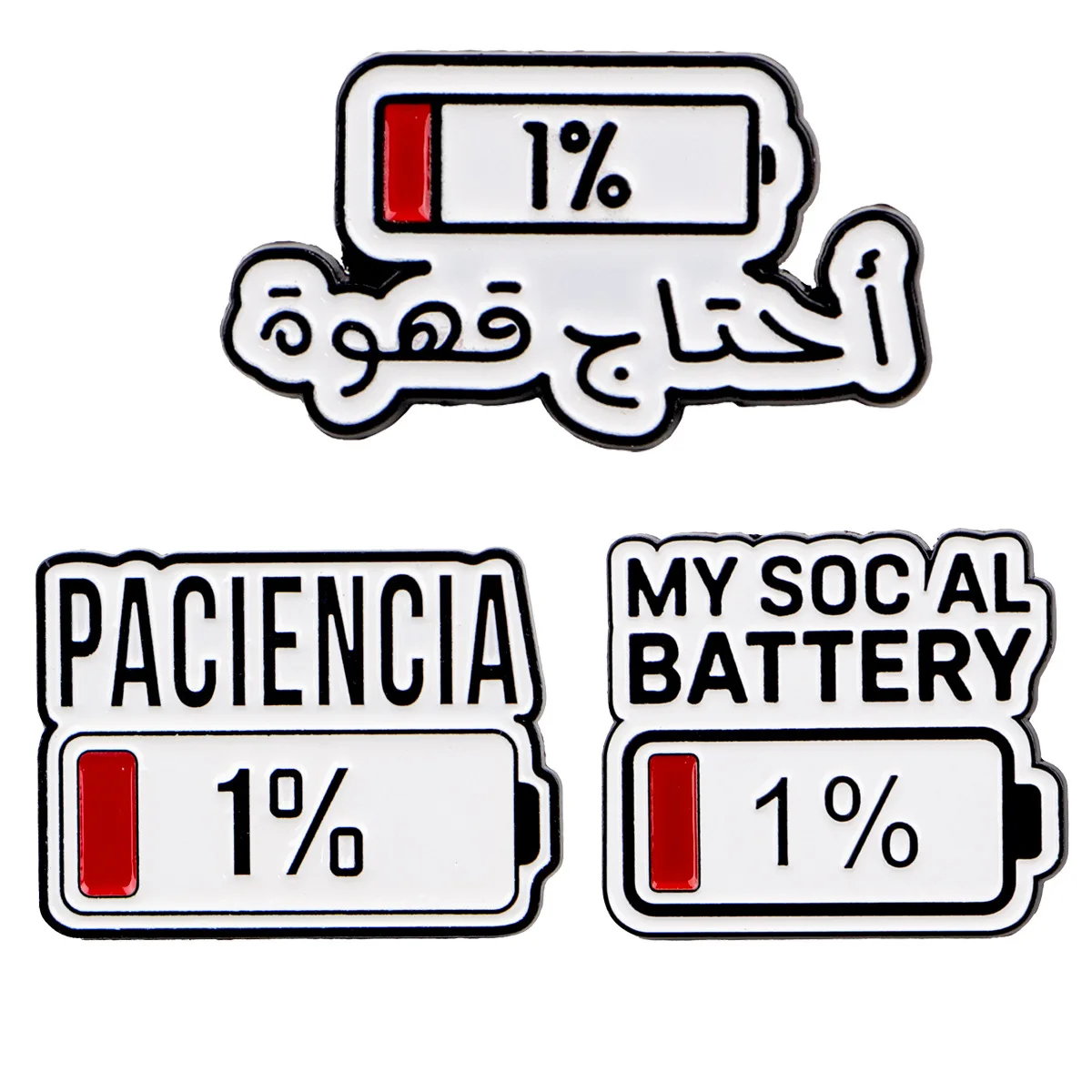 Enamel Pins Spanish Quotes Cute Things DIY Brooch Lapel Pins Badge on Backpack Clothing Accessories Fashion Jewelry Friends Gift