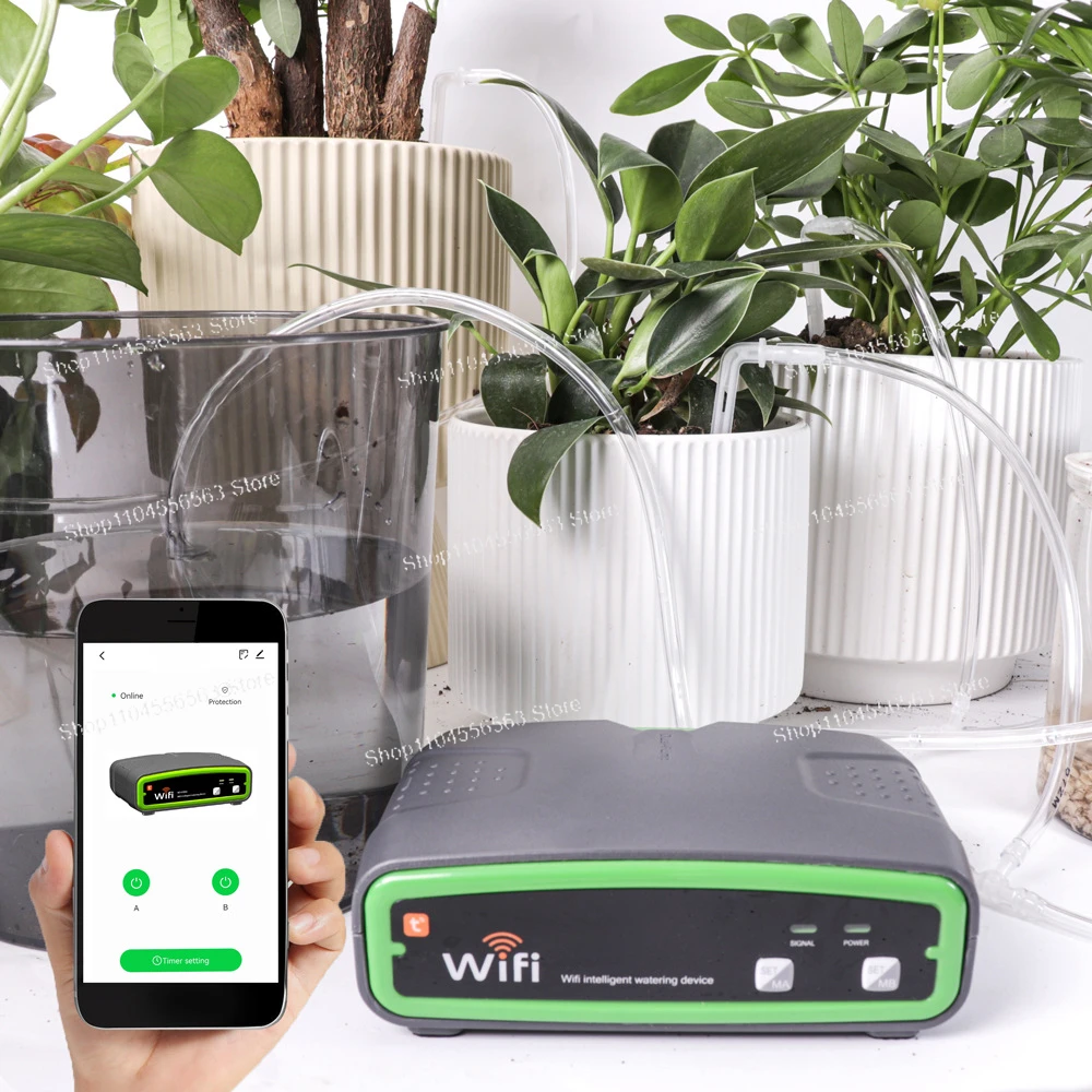 Double pompe intelligente WIFI, dispositif d'arrosage des fleurs