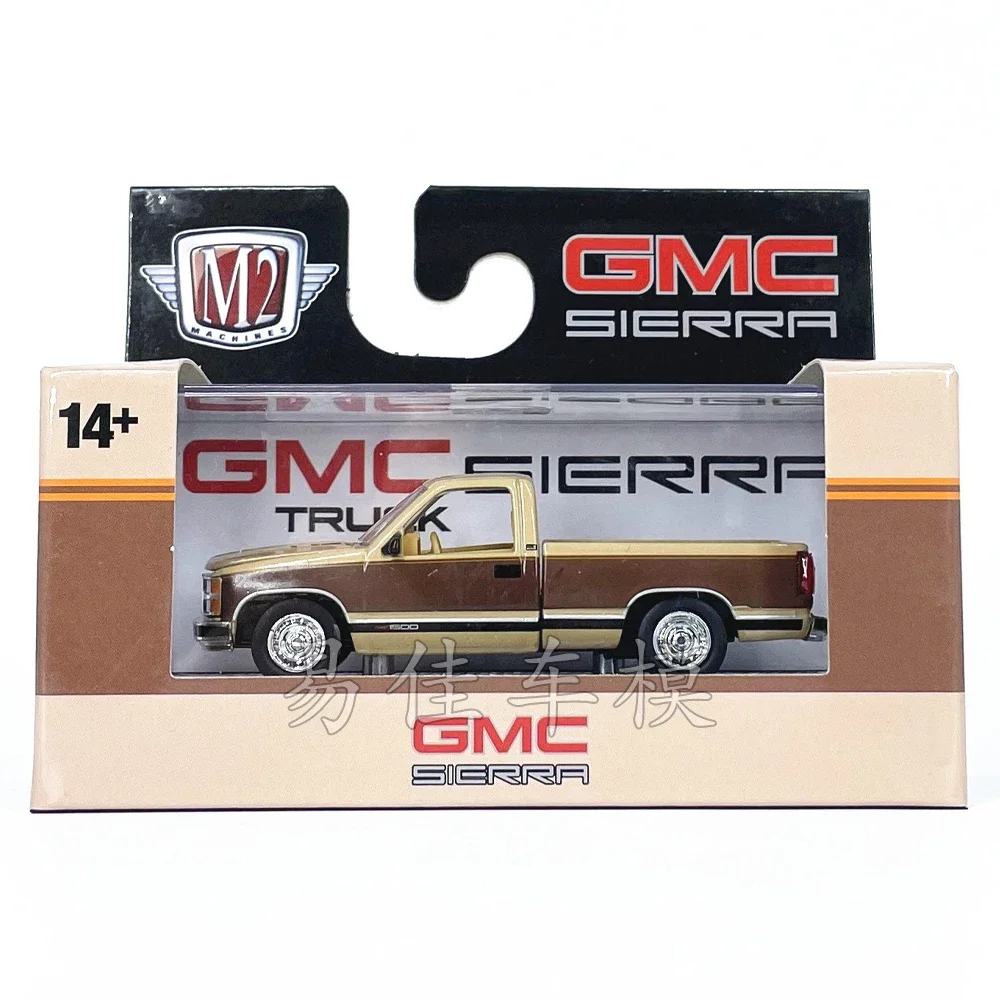 M2 Machines 1/64 1989 GMC Sierra1500 Die-cast alloy car model collection display child gift