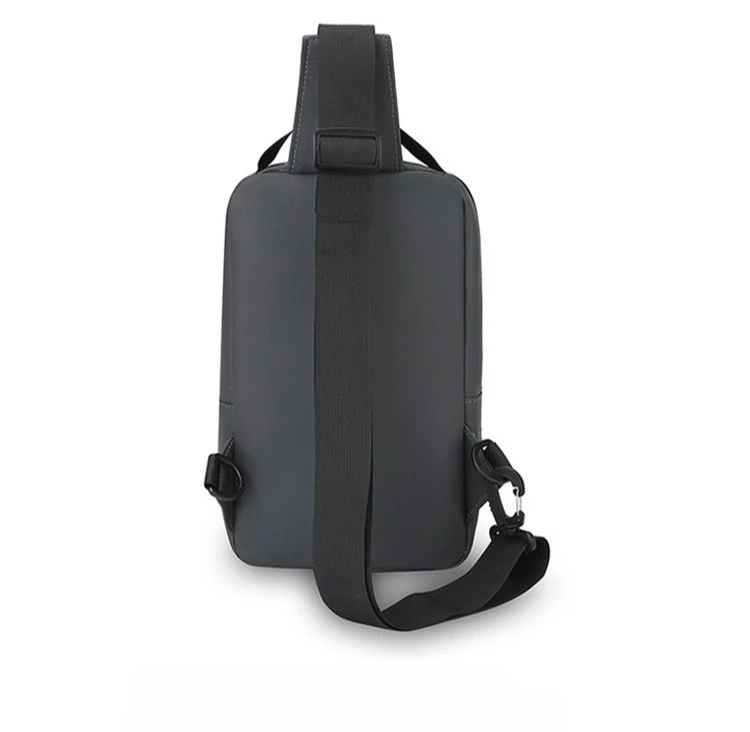New Minimalist Men's Chest Bag, Casual Sports Single-shoulder Bag, Multi-layered Versatile Crossbody Bag, Cycling Crossbody Bag