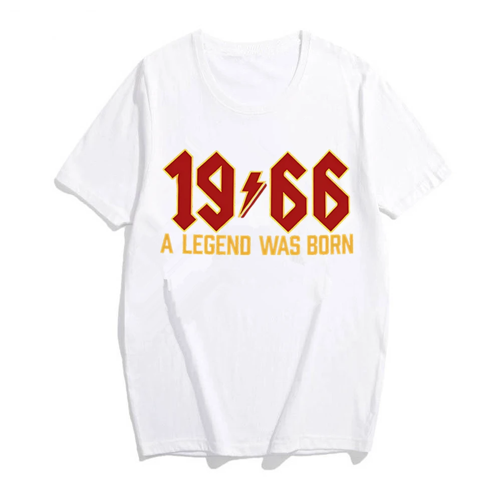 Cooles 60. Geburtstags-T-Shirt 1966 Legend Retro Rocker Tee Retro 2026 Sechzigstes Geburtstags-Shirt Kurzarm-Oberteil Geschenk für Ihn oder Sie – Detail 13