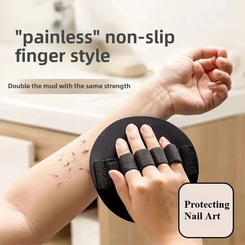 Painless Mud Remover Bath Glove Labor-saving Wear Resistant Exfoliating Back Scrub Massage Brush Household Bath Tool Supplies