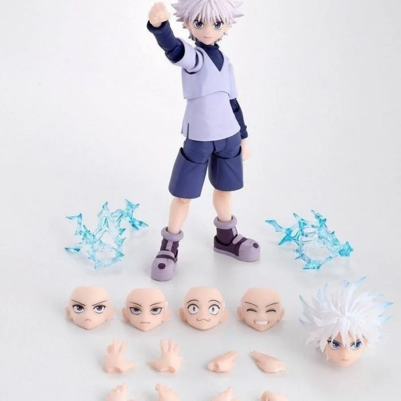 

Anime Killua Pvc Action Figure Assembly Kit Model Toy Movable Joint Figure Desktop Ornament Collection Doll Male Creativity Gift