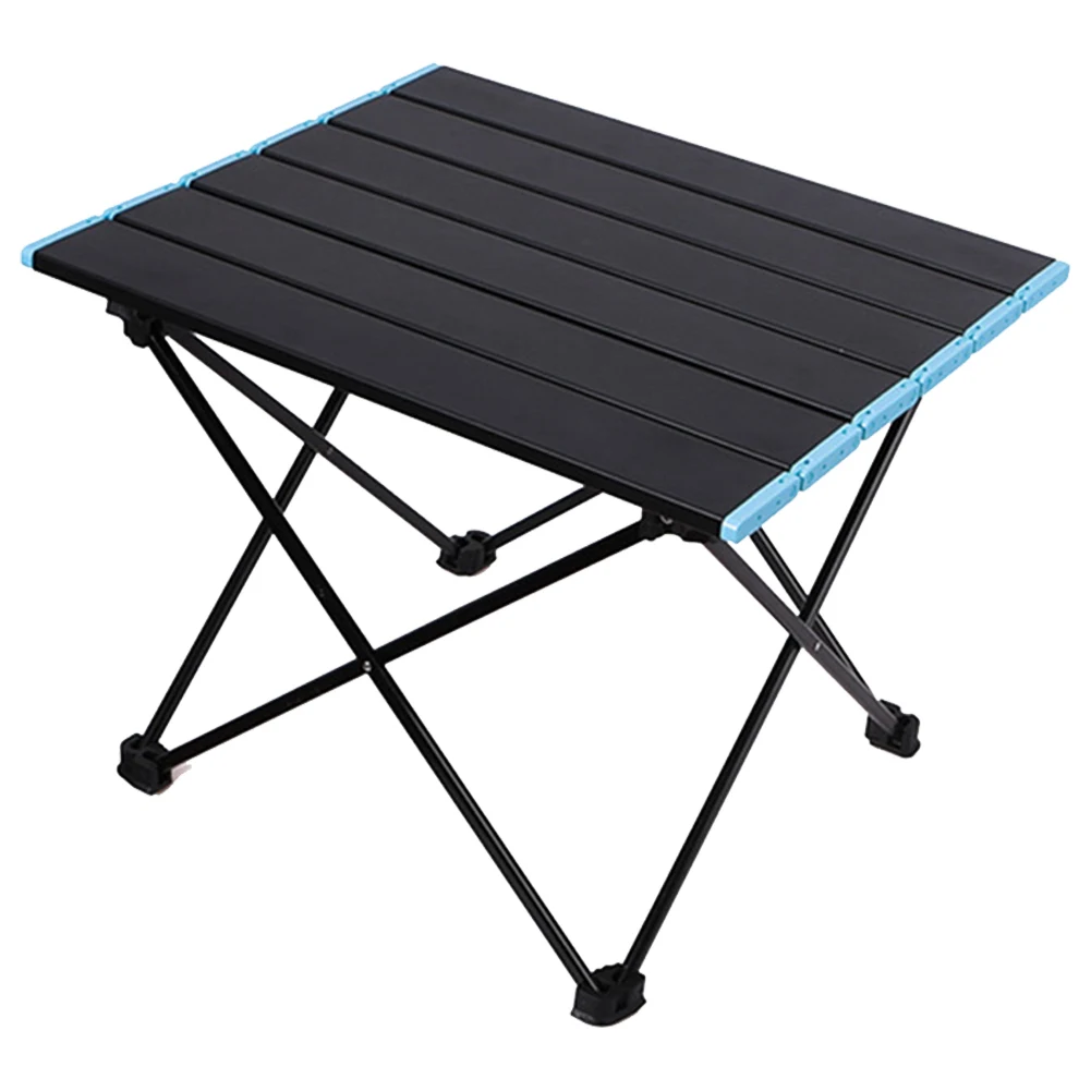 Camping Table Aluminum Alloy Picnic Table Lightweight Beach Table with Carry Bag for Beach Outdoor Hiking Picnics BBQ Cooking