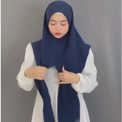 

Middle East Chiffon Scarf Turban with Zipper Muslim Women Ready To Wear Hijab Arab Islamic Shawls Malaysia Headscarf Wraps Niqab