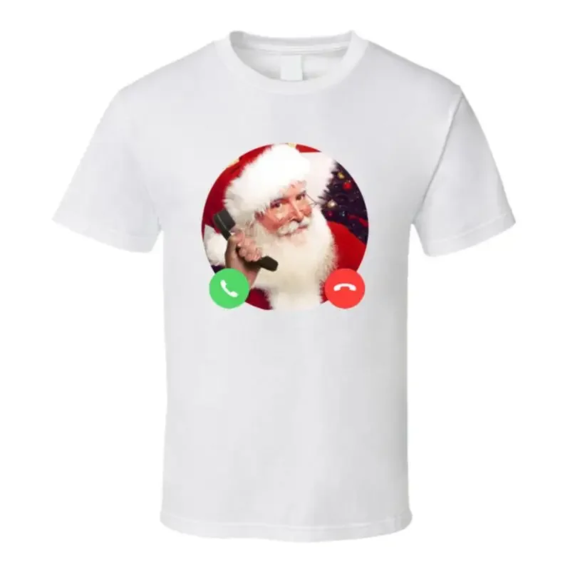 Santas Calling On The Ipjone T Shirt