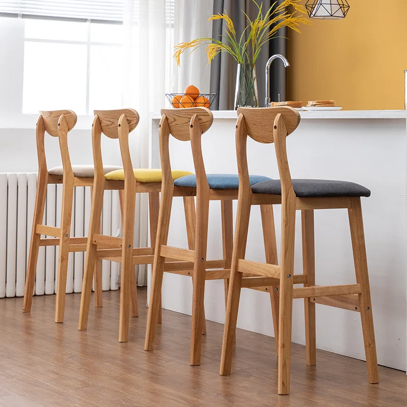 !@Wood Modern Nordic Design Super Comfortable Durable Dining Chair Removable Cover Eco-Friendly 3-Year Warranty Home Office
