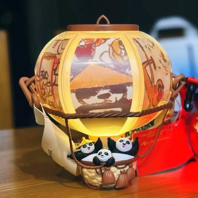 Glow-in-the-Dark Memorial Popcorn and Storage Bucket Featuring Kung Fu Po from Beijing Movie Park