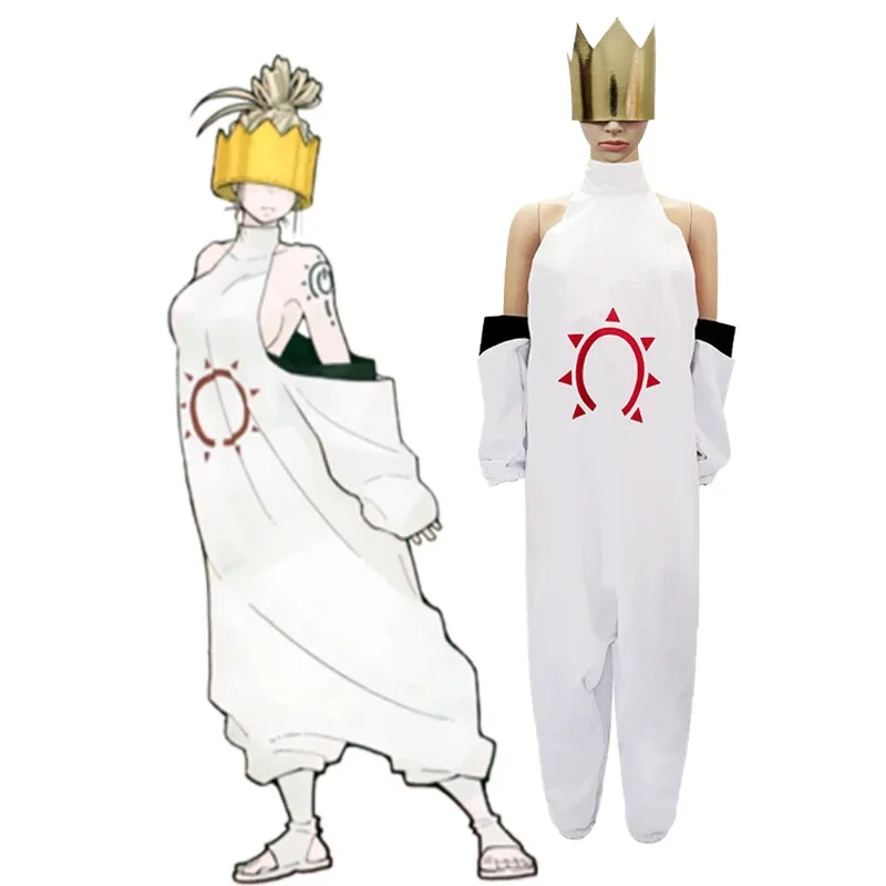 Anime Fire Force Haumea Cosplay Costume Enn Enn No Shouboutai Haumea White Jumpsuit  Uniform Men Women Halloween Party Costumes