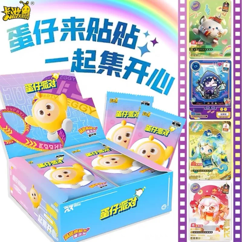 Card Game Egg Party Card Trend Pack 4th Bullet Full Box Genuine Cute Collection Cr Card Childrens Blind Box