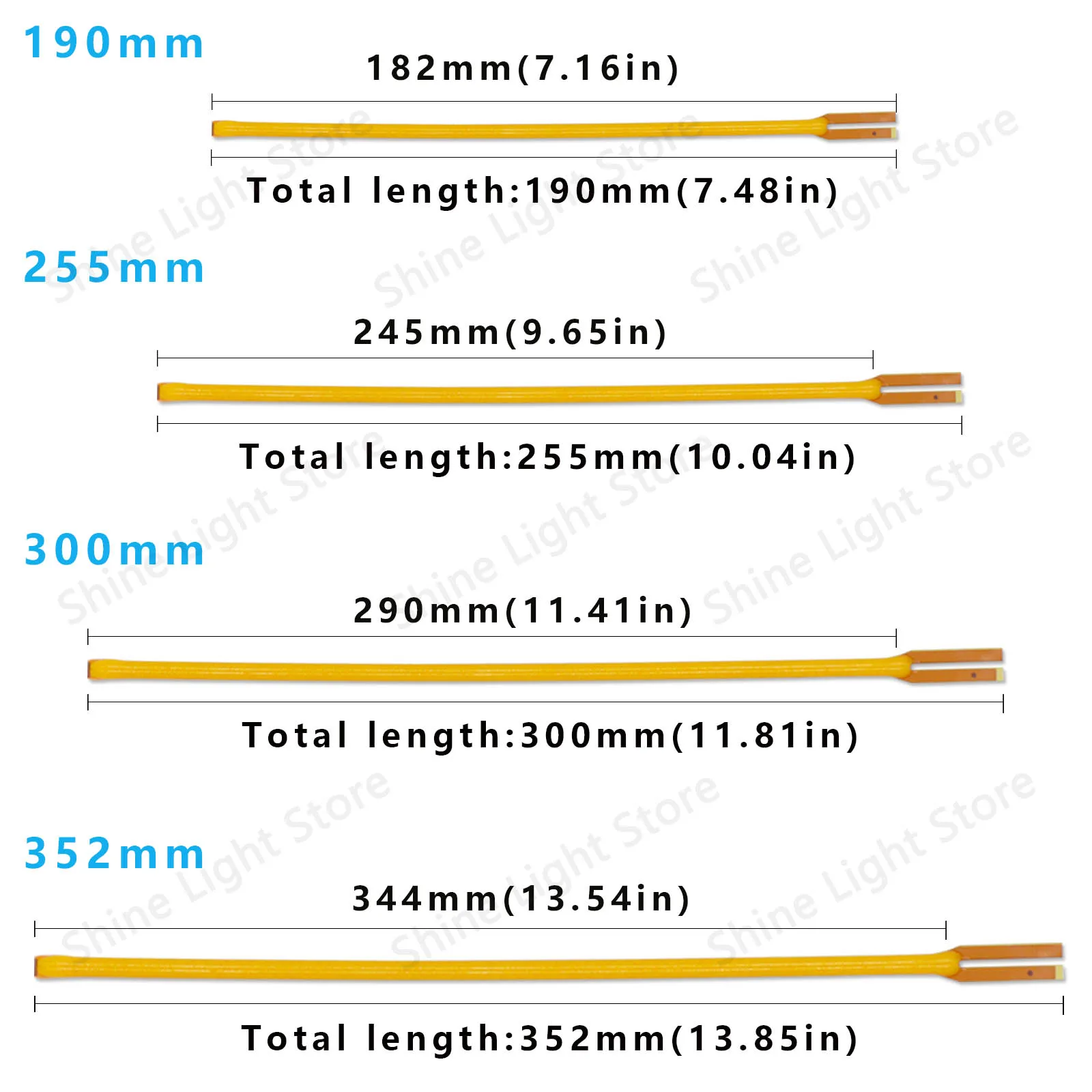 Positive and Negative Pole Same End LED Flexible Soft Filament 3V Can Be Trimmed DIY Shaped Atmosphere Light Bulb Accessories
