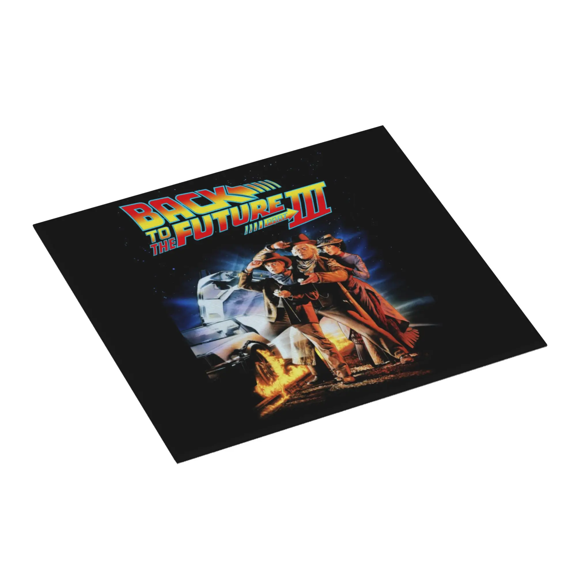 Movies Race Cars Back To The Future Drying Mat For Kitchen Waterproof Non‑Slip Oil Proof Bathroom Countertop Protector Mat