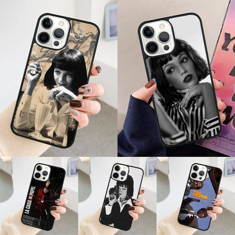 Etui na telefon PULP FICTION MOVIE do iPhone 14 15 16 Pro Max SE 2020 coque do apple 11 12 13 Pro Max Mini 7 8 Plus