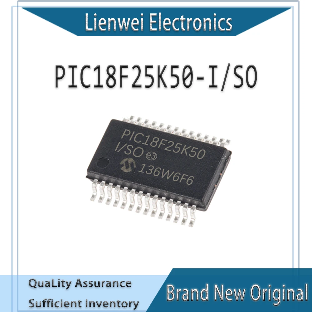 

100% New Original PIC18F25K50 PIC18F25K50-I/SO IC MCU Chipset SOP-28