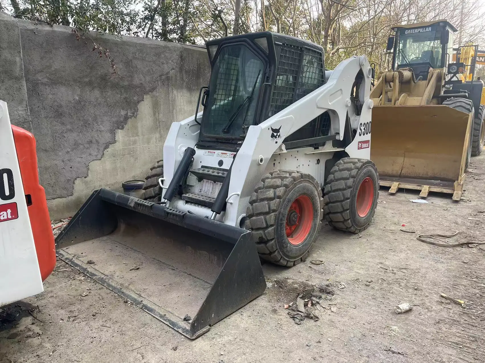 FOR Used Bobcat Mini Skid Steer Loader S300 Front Loader Used Small Bobcat Skid Steer Loader Bobcat S300 /s450 cheap price /s550