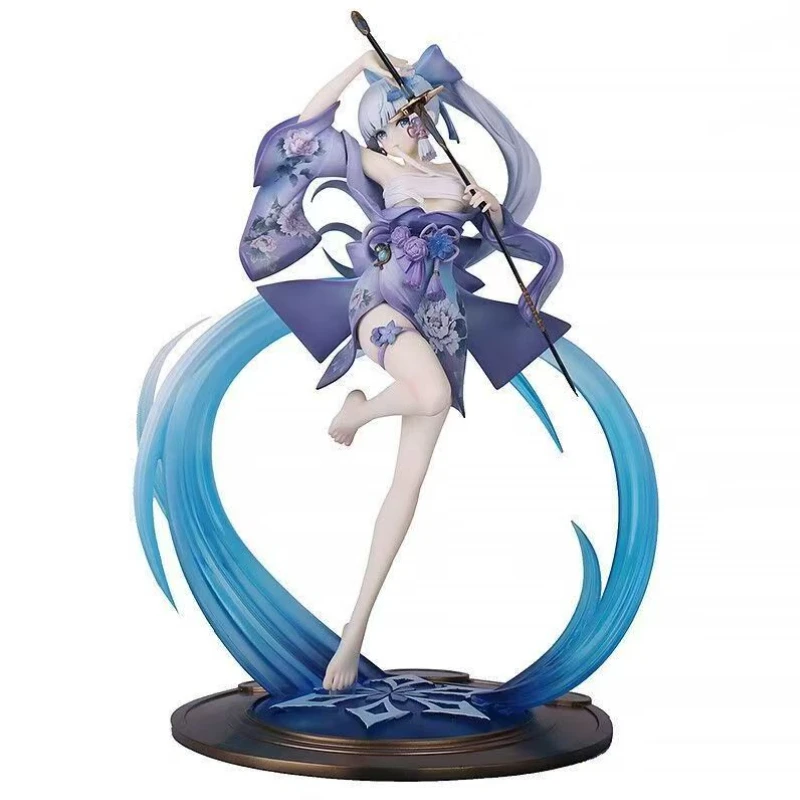 

High aesthetic toy dolls sexy beauty Strap Pulling Knife Linghua 23CM Game and anime peripherals toy collectibles figure model