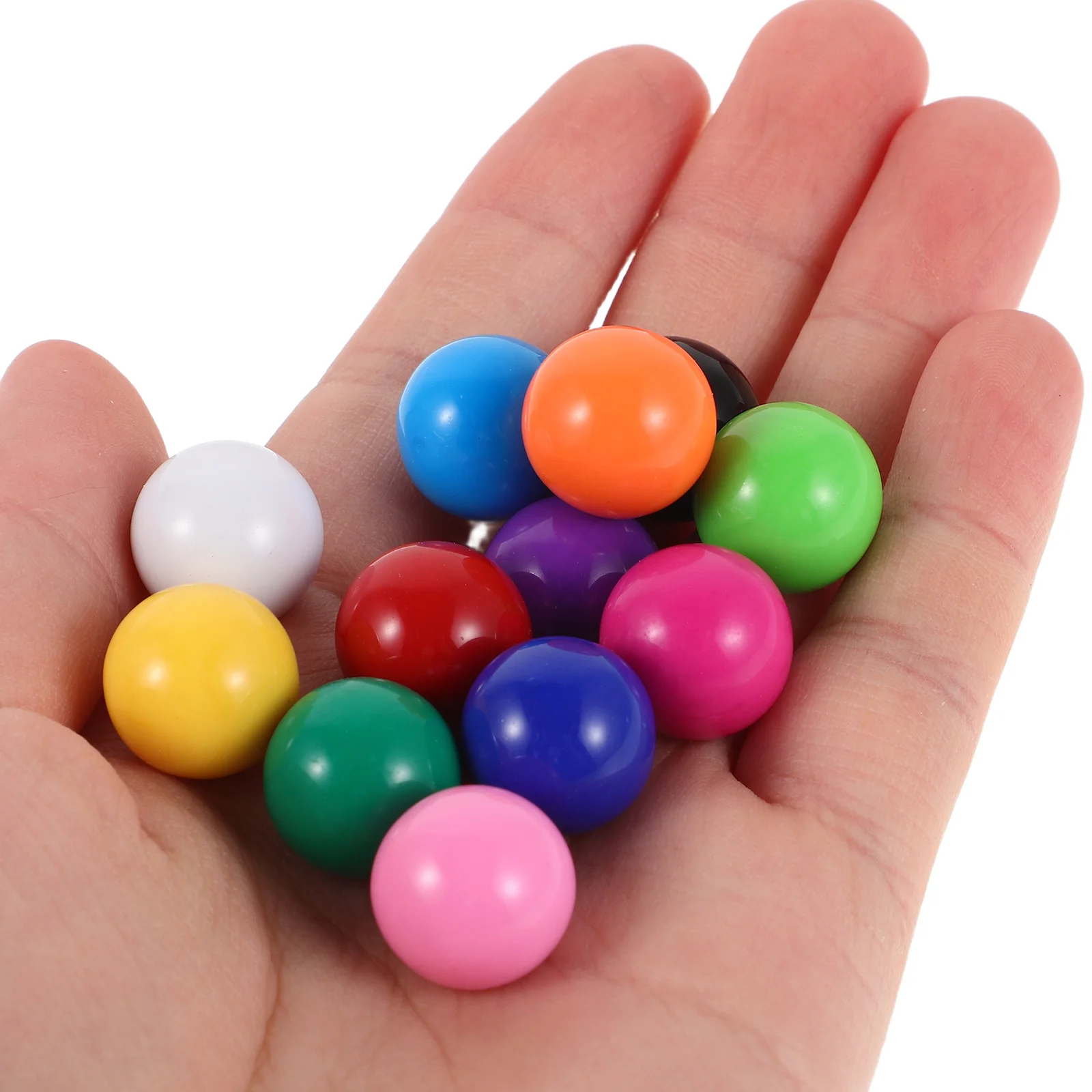 120 peças mármores de cor sólida 15mm bolas pequenas para ensino de matemática educacional jogos de aprendizagem peças de reposição