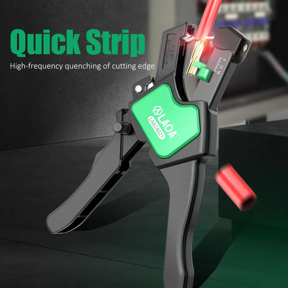 Quick Automatic Wire Stripper with Crimping Tool for Electrical Engineering