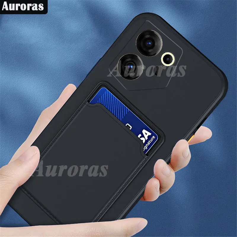 

Auroras For Tecno Camon 20 Premier Case Deluxe Wallet Card Pocket Case Silicone Cover For Tecno Camon 20 Pro 4G 5G Back Cover