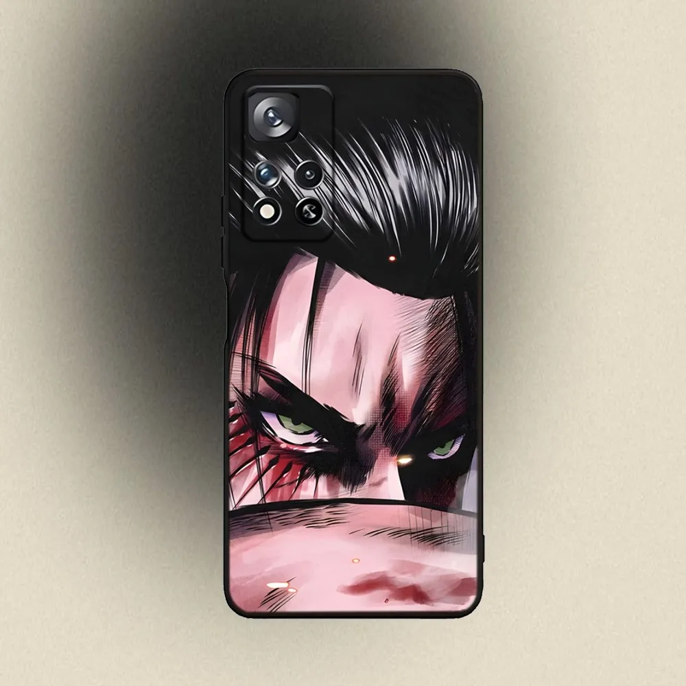 Anime Attack On Titan Eren Yeager Phone Case For Samsung Galaxy A20,A21s,A22,A31,A32,A52,A53,A72,73,A80,A91 Soft Black Cover