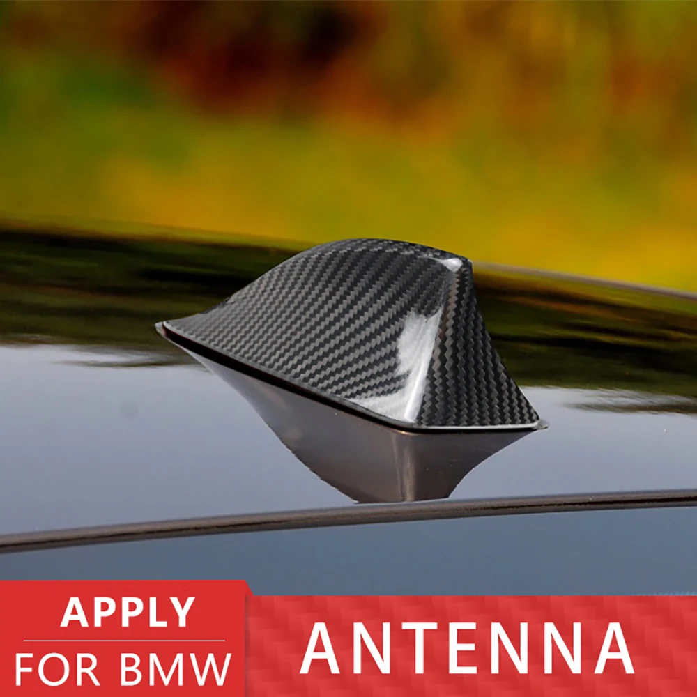 

Черный карбоновый чехол-накладка на антенну типа «акулий плавник» для BMW 5 серии F10 F18, 7 серии F01 F02 F04, внешние аксессуары, декор
