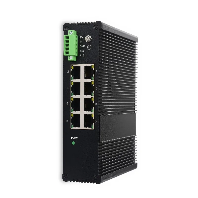 Wholesale 8 Port 1000M POE Industrial Unmanaged Ethernet Switch for Smart Municipal Services