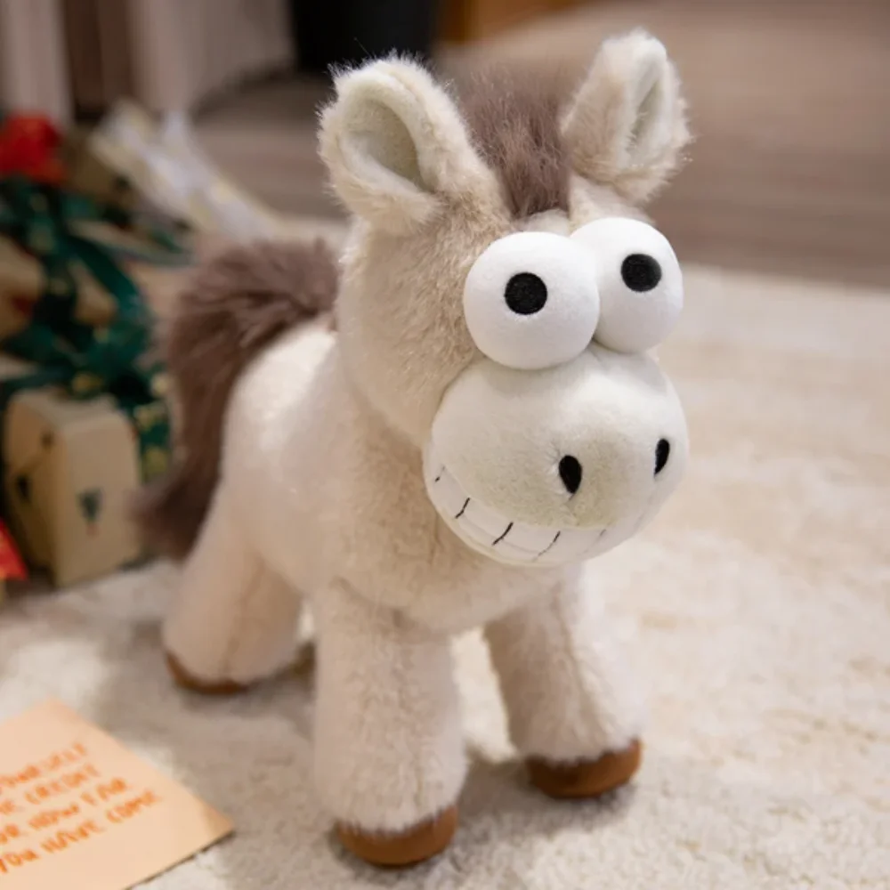 Cartoon Anime Soft Standing Horse Big Eyeball Non-Slip Bottom Pony Super Soft Cute Design Pony Office Decor