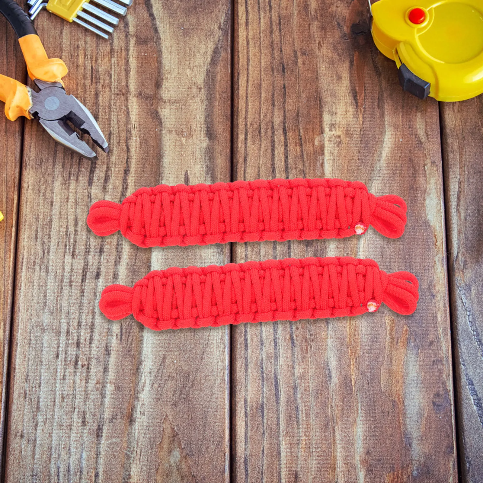 

2Pcs Door Limiting Straps Hand Braided Strong Loadbearing Car Door Swing Check Restraint Tool for Car Modification