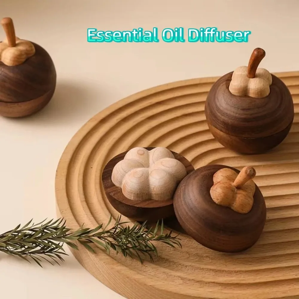 

Portable Wooden Essential Oil Diffuser Mountain Bamboo Shape Solid Wood Fragrant Wood Diffuser Wood Exquisite Aroma Diffuser