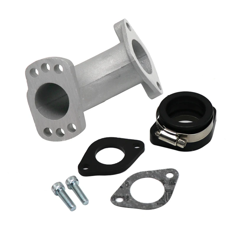 Alconstar-Carburator Intake Pipe Manifold For Motorcycle 125cc 140cc 150cc 160cc Pit Dirt Bike ATV VM22 PZ19 PZ26 Carburetor