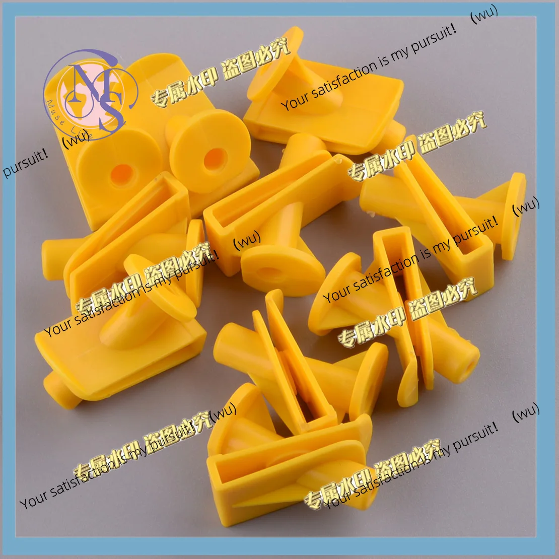 10 chassis guard clasps, plastic, for Mercedes-Benz Smart Fortwo 450 451