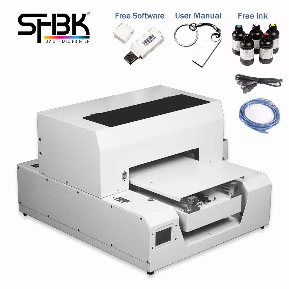 A3 UV Printer L805 UV Flatbed Printer A3 UV DTF Pen Adhesive Printer Acrylic Metal Wood UV Printer A3 UV DTF Printer R1390 L1800