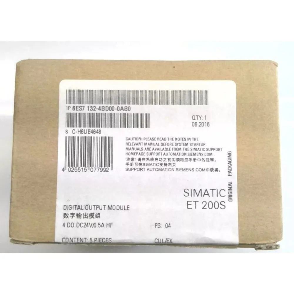 New 6ES7 132-4BD00-0AA0 6ES7132-4BD00-0AA0 SIMATIC DP Modules for ET200S