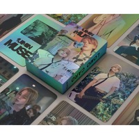 55Pcs/Set Kpop JIMIN MUSE Solo WHO Laser Lomo Card Photocard Fans Collection Postcards Gift Kpop