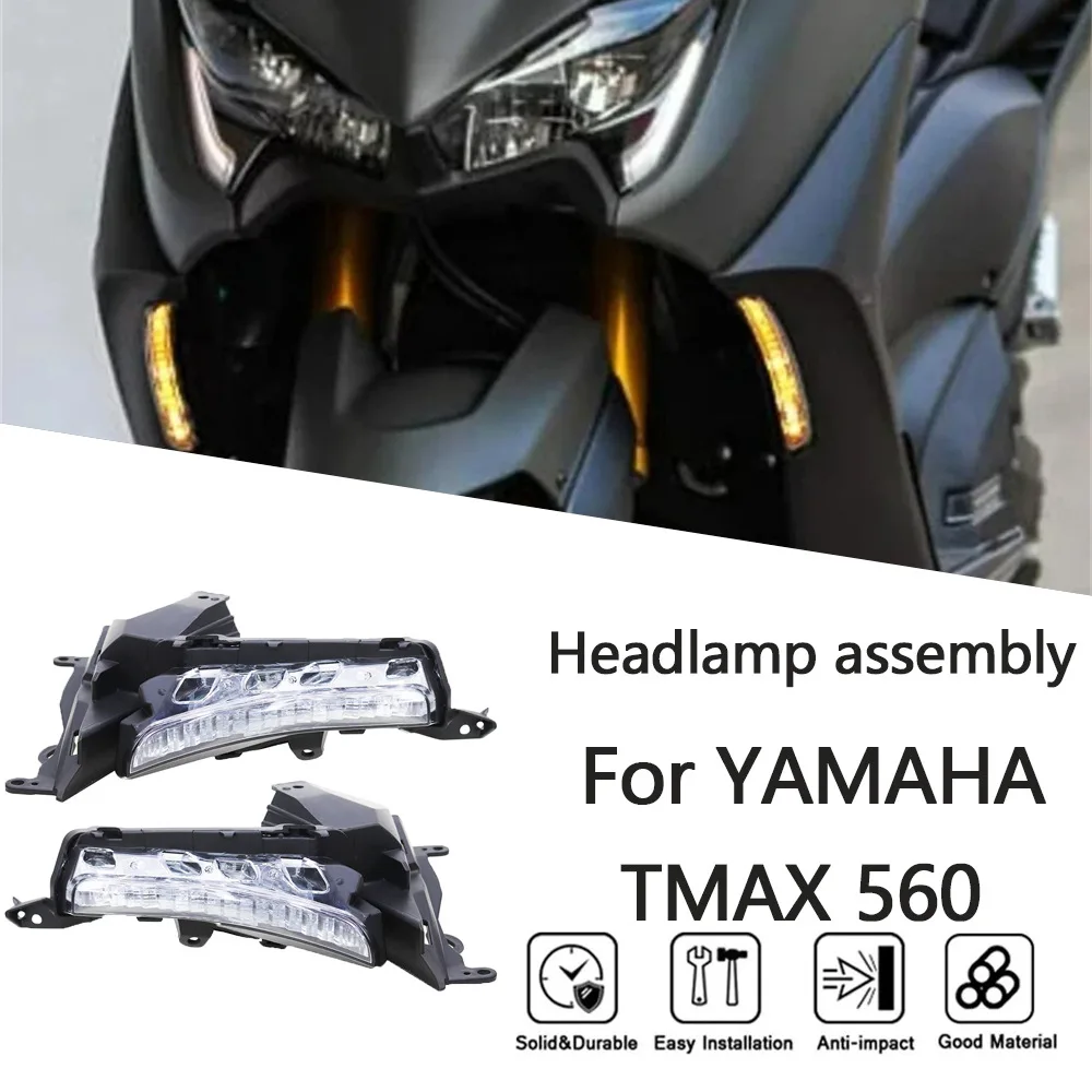 Fit For YAMAHA TMAX560 2019 2020 2021 Motorcycle Accessories LED Front Turn Signal Light T-MAX TMAX 560 19 20 21