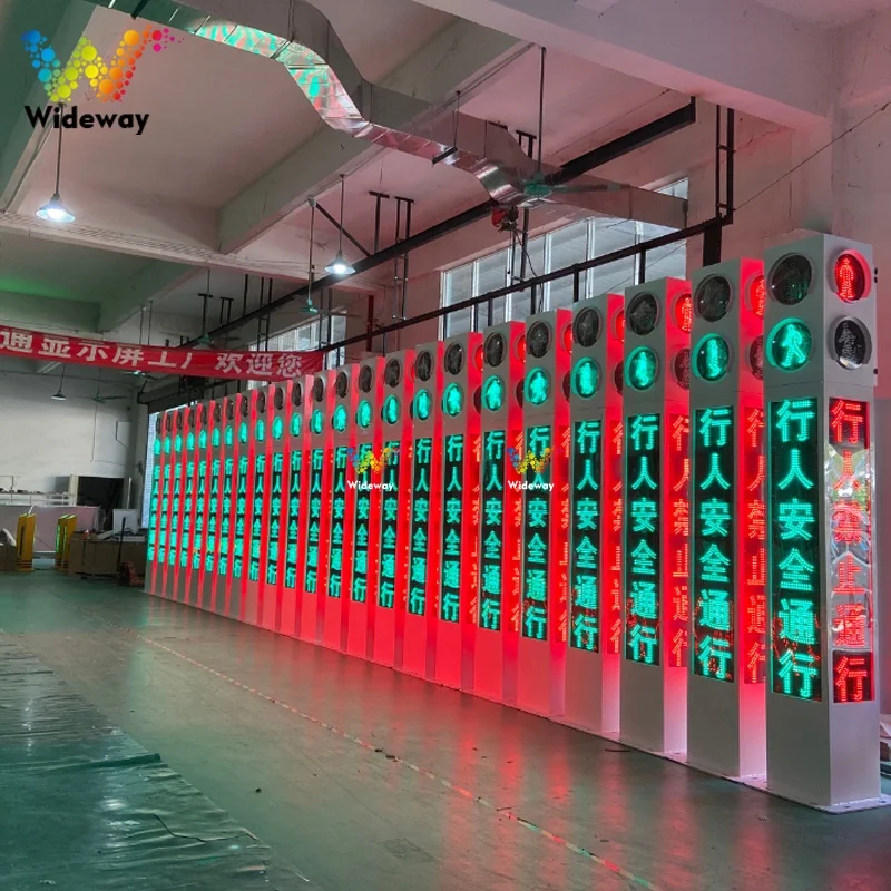 Hot Sale All-in-one Pedestrian Countdown Traffic Signal Light With LED Display