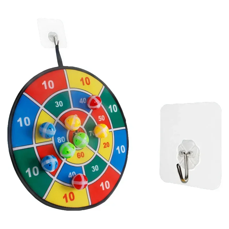 Parent and Child Game Safety Dart Board, Brinquedo esportivo engraçado, Jogo de tiro interativo, Jogo familiar, 8 Sticky Balls Set