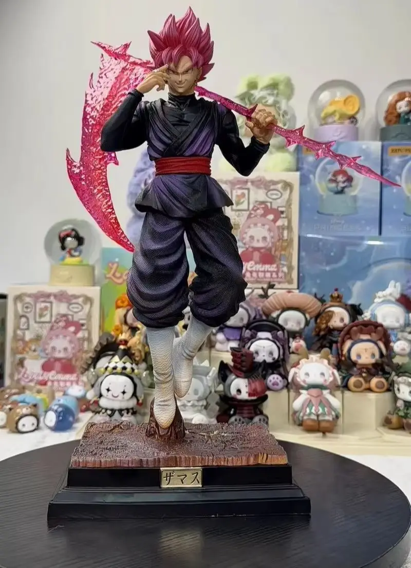 

New Dragon Ball Super Saiyan Rose Goku Statue 37cm Action Figure Desktop Decor Ornament Collectible Toy Doll Gift For Anime Fans