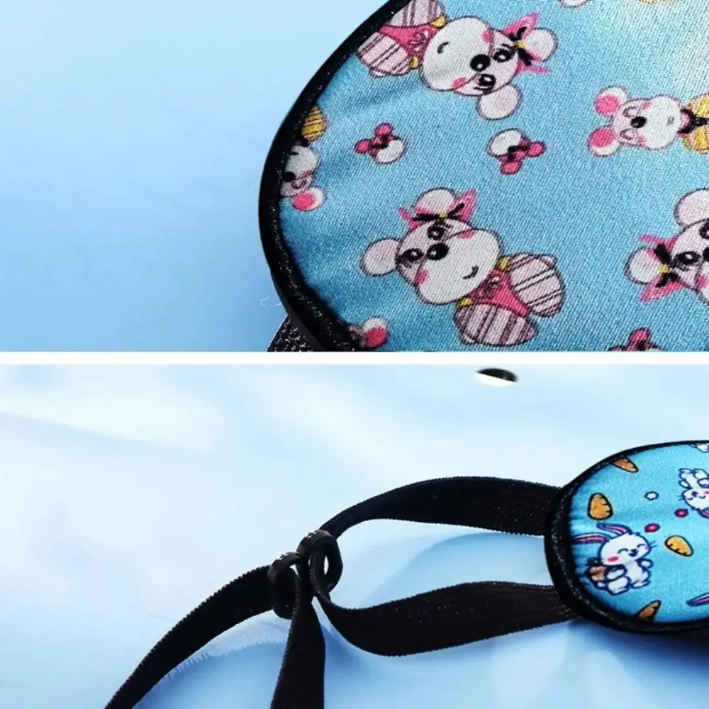 Vision Care Children's Silk Single Eye Patch Supple Astigmatism Correction Child Amblyopia Eye Patch Cartoon Mulberry Silk