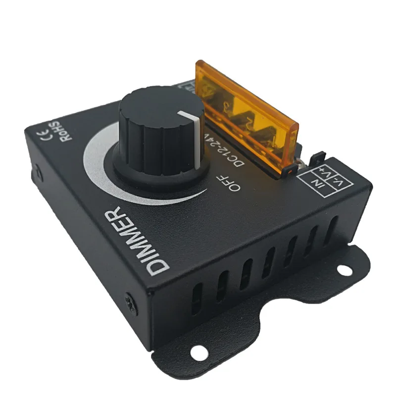 DC12V-24V LED التبديل 30A 360 واط الجهد المنظم قابل للتعديل تحكم لشريط ضوء مصباح يعتم المخفتات